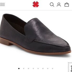 Lucky Brand Black Leather Loafers